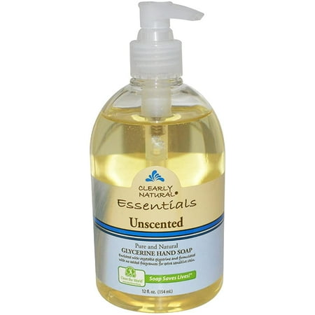 Clearly Natural & Pure Glycerin Pump H& Soap Fragrance Free, 12 oz