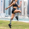 thumbnail image 6 of Lsque Forest Lake White Horse Pattern Sport Compression Socks for Men & Women 15-20 mmHg Knee High Nurse Pregnant Running Medical and Travel Athletic, 6 of 6