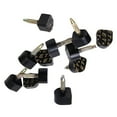 thumbnail image 5 of 6 Pairs Womens High Heel Tips Dowel Lifts Shoes Repair and Making - Black, 10x11mm, 5 of 8