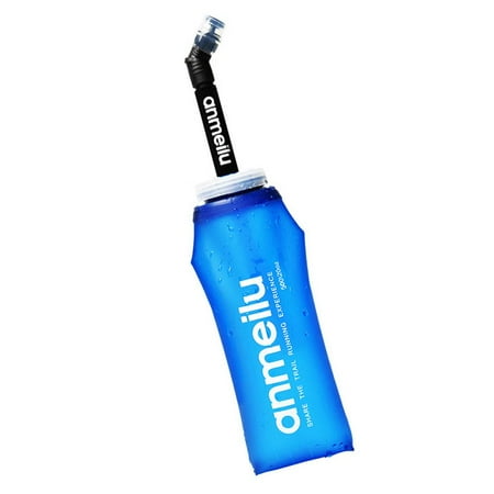 

Famure 600ml Collapsible Water Bottle Soft TPU BPA Free Reusable Water Bottles with Straw Foldable Water Bottles for Travel Gym Camping Hiking adorable