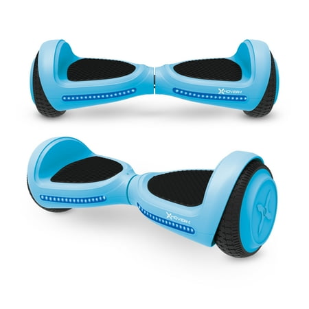 Hover-1 My First Hoverboard Kids Hoverboard w/ LED Headlights, 5 MPH Max Speed, 80 lbs Max Weight, 3 Miles Max Distance - Blue