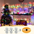 thumbnail image 7 of Ollny 12ft 108 LED Icicle Lights for Outside, 8 Lighting Modes 3 Timing Connectable Christmas Lights, Multicolor Hanging Lights for Outdoor Indoor House Roof Holiday, 7 of 7