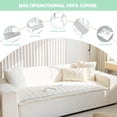 thumbnail image 5 of Pet Couch Cover Dogs Washable Non-Slip Couch Protector Pet Friendly Dog Mat for Couches and Sofas,White 27.6" x 47", 5 of 6