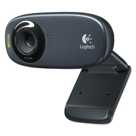 Logitech HD C310 Portable Webcam, 5MP, Black (Best Male Webcam Sites)