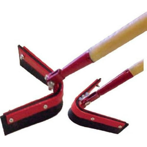 MARSHALLTOWN RED704942 V Shaped Crack Squeegee with 54-Inch Handle