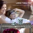 thumbnail image 4 of CoSoTower Patio Rattan End Table, Outdoor Side Table with Full Woven Table Top for Garden, Balcony, Mixed Grey, 4 of 7