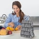 thumbnail image 3 of Bolsa portátil para la comida - Contenedor aislante de aluminio engrosado, gran capacidad (35x26x15cm) para comida, taquilla bento y comida de oficina, 3 of 3
