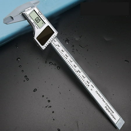 - Solar Plastic Caliper Electronic Digital Display 0-150mm Mini Caliper Collectables Jewelry Measurement Vernier Caliper