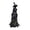 C, variant on Halloween Faceless Moss Tree Witch Statue, Resin Forest Root Witch Figurine with Purple Flower Hat, Spooky Gothic Witch Sculpture for Tabletop, Halloween Party