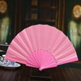 thumbnail image 6 of Kyusrd Summer Savings Practical Tools for Home Kitchen!Pattern Folding Dance Wedding Party Lace Silk Folding Hand Color Fan, 6 of 6