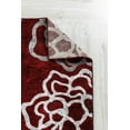 thumbnail image 3 of Newport Collection - Red, Gray Floral Medallion Modern Area Rug, 3 of 5