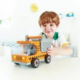 thumbnail image 4 of Hape Dumper Truck Construction Vehicle Toy in Yellow, Toddler & Children, 4 of 5