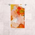thumbnail image 6 of GZHJMY Bathroom Hand Towels Set of 2, Orange and Flowers Soft Microfiber Face Towel, Quick Dry Kitchen Dish Towels, 30x15 Inch Anniversary Decorative Towels for Home, 6 of 6