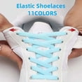 thumbnail image 2 of Cordones elásticos para zapatillas de deporte, 7 mm de ancho, banda de goma para zapatos, calzado deportivo para hombres y mujeres, 120 cm, accesorios para cordones de zapatos elásticos, 2 of 5