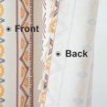 thumbnail image 5 of Vireellx Boho Semi Blackout Curtains, Colorful Stripes with Tassel Decorative Window Treatments, 1 Panel Rod Pocket Drapes for Living Rest Room, 5 of 7