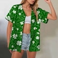 thumbnail image 2 of vigerkar Womens St Patricks Day Shirt 2026 Funny Irish Shamrock Print Shirts (Green, 3XL), 2 of 7