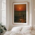 thumbnail image 5 of Fisherman at Sunset, Cape May - Cape May New Jersey Photography Oak Framed Wall Art Print 16 x 20 inches, 5 of 12