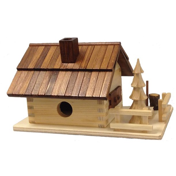 Forest House German Wood Christmas Incense Smoker Made in Germany Cabin