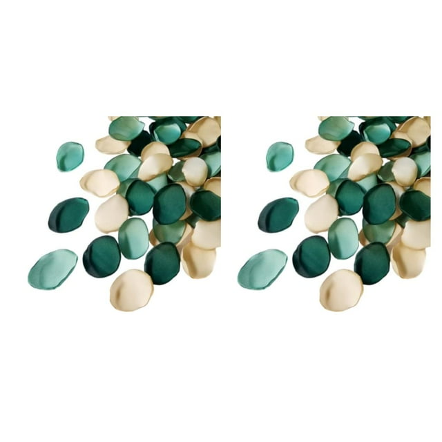 Maytalsory 400piece Transform Any Setting With Fake Scatter Petals Reusable dark green assortedcolor 2Set