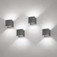 thumbnail image 1 of Paquete de 2 lámparas de pared para dormitorio con ángulo de haz ajustable para exteriores, aluminio, blanco cálido, 3000 K, bombilla LED G9 reemplazable, accesorios de iluminación para interiores, apto para pasillo, sala de estar Kuyhfg Sin marca, 1 of 5