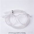 thumbnail image 4 of Yhmxh Gafas con pajita divertidas y originales, gafas con pajita flexible, gafas de plástico reutilizables con pajita, pajitas coloridas de longitud ajustable para fiestas de cumpleaños, celebracio, 4 of 6