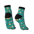 thumbnail image 4 of Bingfone Cartoon Dogs Design Patterned Men'S Women'S Casual Cotton Socks, 4 of 9