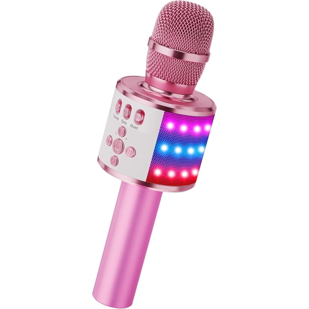 Micrófono de karaoke BONAOK Q78 Bluetooth inalámbrico para niños
