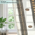 thumbnail image 4 of Yayeee Window Curtains Set of 2 for Living Room Light Filtering 63"x42", Beige Abstract Dots, 4 of 7