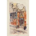 thumbnail image 3 of Frédéric Houbron 16x24 Black Modern Framed Museum Art Print Titled - Staircase B of the Children-Red Market, in 1907. 3Rd Arrondissement (1907), 3 of 5