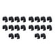 thumbnail image 2 of Eigraketly 10 piezas Cable de bicicleta C Clips Fijar accesorio Fijador para bicicletas Púrpura Negro 2piezas, 2 of 6