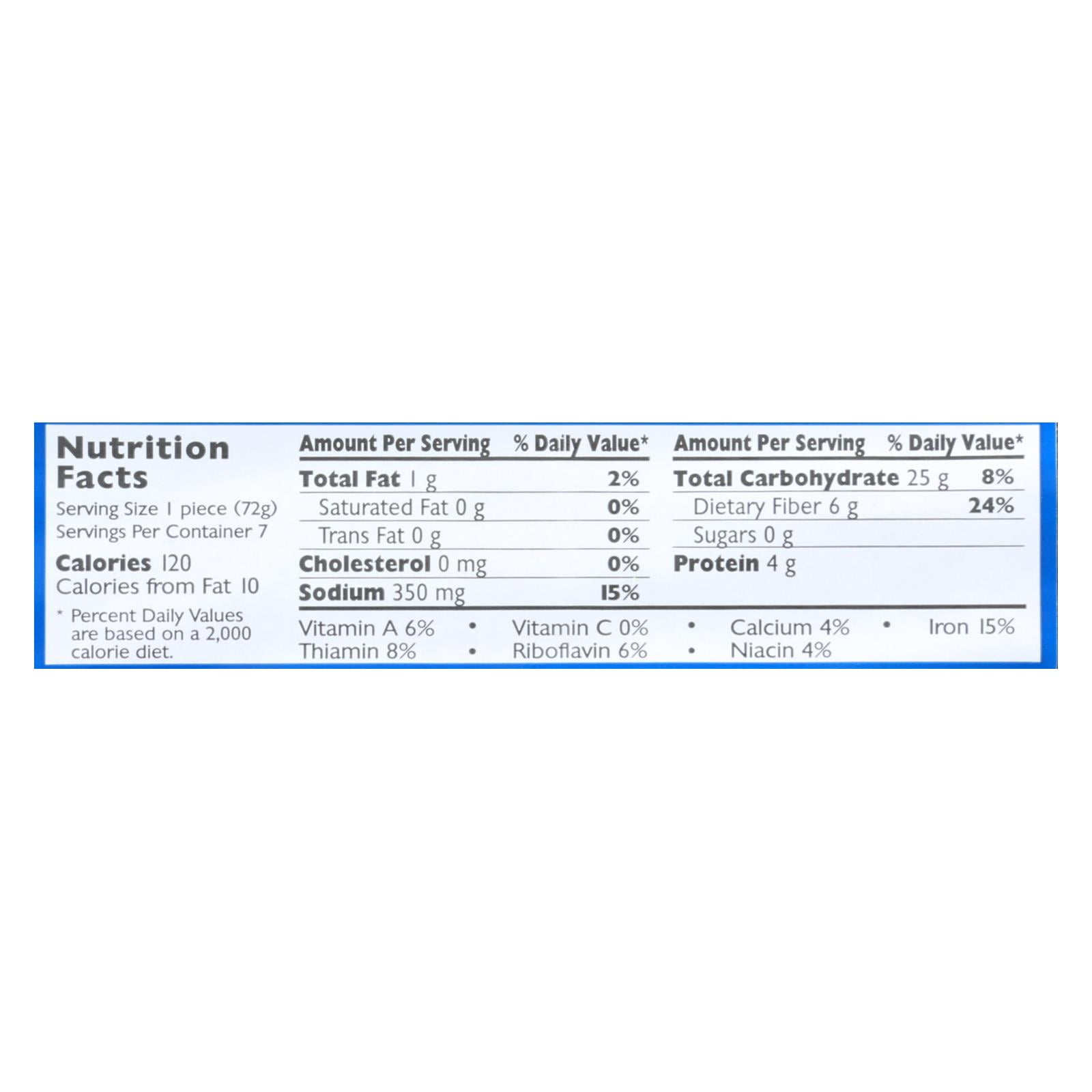 MESTEMACHER - Whole Grain Pumpernickel Bread with Rye Kernels - 17.6 oz, Case of 12