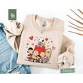 thumbnail image 2 of Valentine's Day Peanuts Sweatshirt, Dog Cartoon Sweatshirt, Valentines Sweatshirt - Sizes S-5XL ,Art Print JSC, 2 of 5