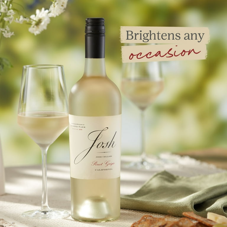 Josh Cellars Pinot Grigio California White Wine, 750 mL Bottle
