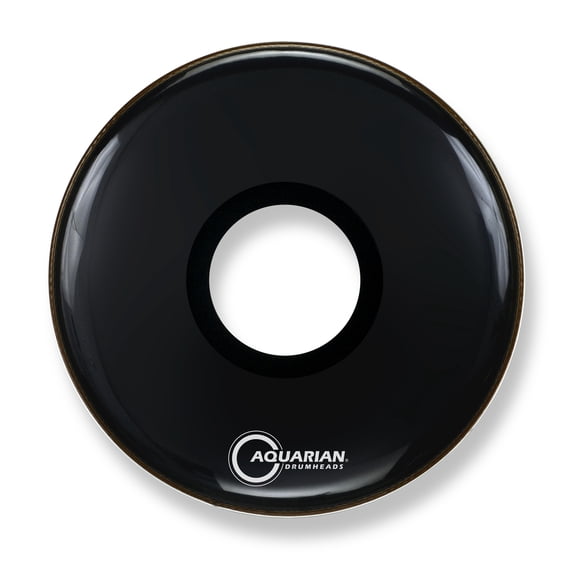 Aquarian - PTCC18BBK - 18" Center Port Resonant Bass Drum Black