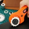 thumbnail image 2 of GHSDFBB 2 Pieces 45 mm Perforating Rotary Replacement Blades 45 mm Rotary Cutter Blades with Plastic Box for Crochet Edge Cutting Crafting Sewing Leather Paper Cardstock, 2 of 7