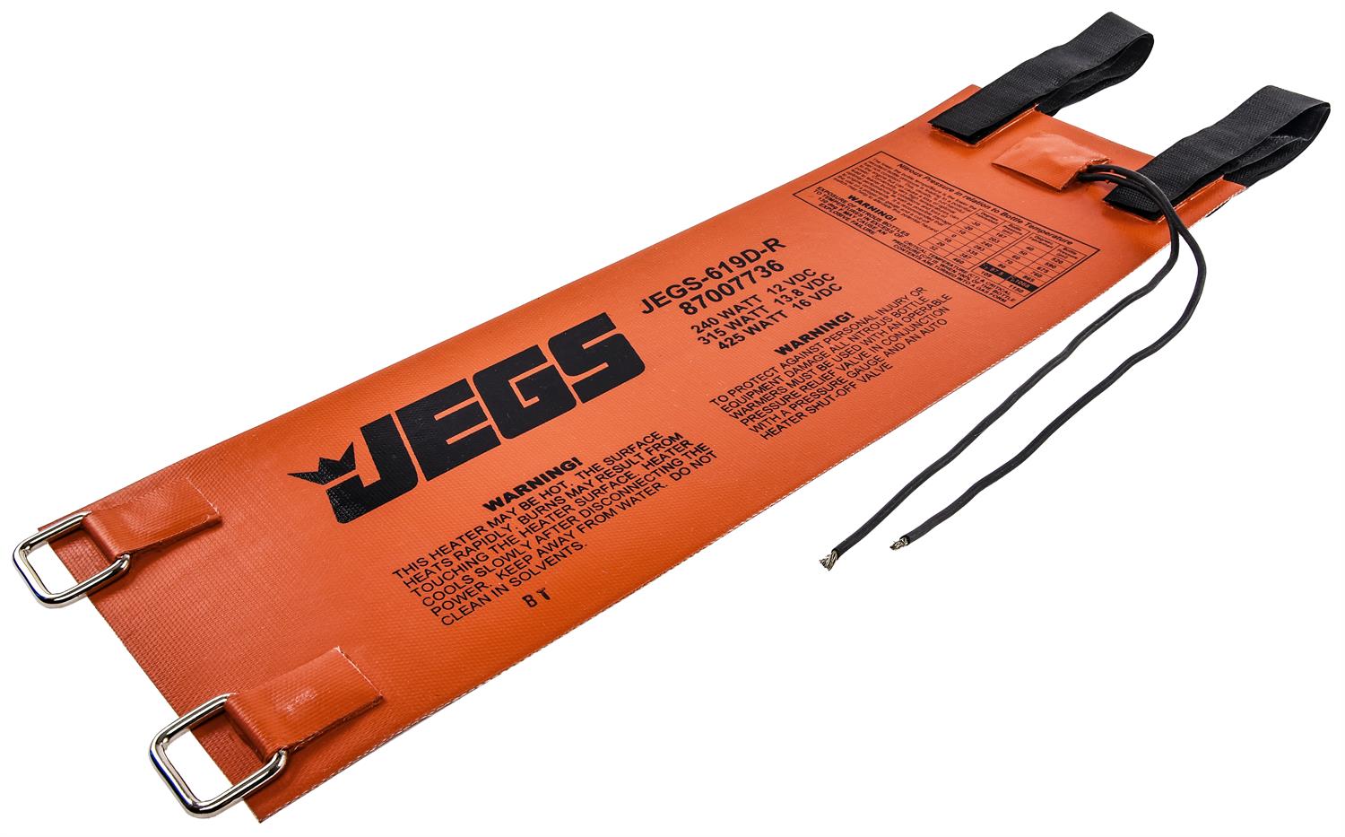 JEGS 16552 Nitrous Bottle Warmer For 10 lb. &15 lb. Nitrous Bottles 12