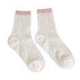 thumbnail image 2 of Dengjunhu 1 Pair Women Socks Super Breathable Thin Contrast Colors Durable Anti-deformed Hollow Out Mesh Candy Colors Super Soft Lady Stocking for Cycling, 2 of 7
