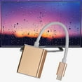 thumbnail image 5 of TYPE-C to VGA Converter Cable for Notebooks with a USB 3.1 Type C Port (Gold), 5 of 8