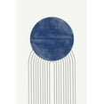 thumbnail image 3 of The Miuus Studio 18x24 Black Modern Framed Museum Art Print Titled - Blue Moon No2., 3 of 5