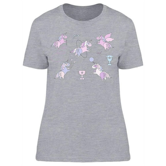 Cute Baby Unicorns T-Shirt Women -Image by Shutterstock, Female Small