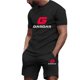 thumbnail image 2 of 2024 Nuevo conjunto de moda de fitness para hombres Conjunto de ropa deportiva casual para hombres Ropa deportiva de secado rápido Camiseta de manga corta + pantalones cortos Conjunto de 2 piezas, 2 of 5