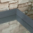 thumbnail image 4 of YYAo Garden Storage Cabinet, Outdoor Tool Shed with Galvanized Top and Two Shelves for Yard Tools or Pool Accessories, Grey, 4 of 11