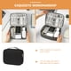 thumbnail image 4 of Bolsa organizadora de dispositivos electrónicos, bolsa de transporte para accesorios digitales, cable y cargador., 4 of 6
