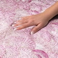 thumbnail image 3 of Addison Rugs Dream Shag Premium Machine Washable Transitional Shells Pink Rectangle Rug, 5' x 7'6", 3 of 8