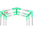 thumbnail image 3 of Canopy Fittings Connector Set Steel 1-3/8" Low Peak Frame 10x20 for 6 Legs Joint, 3 of 10