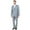 Light Gray, variant on Modern Fit 2-Piece Men’s Suit Jacket and Pant Set