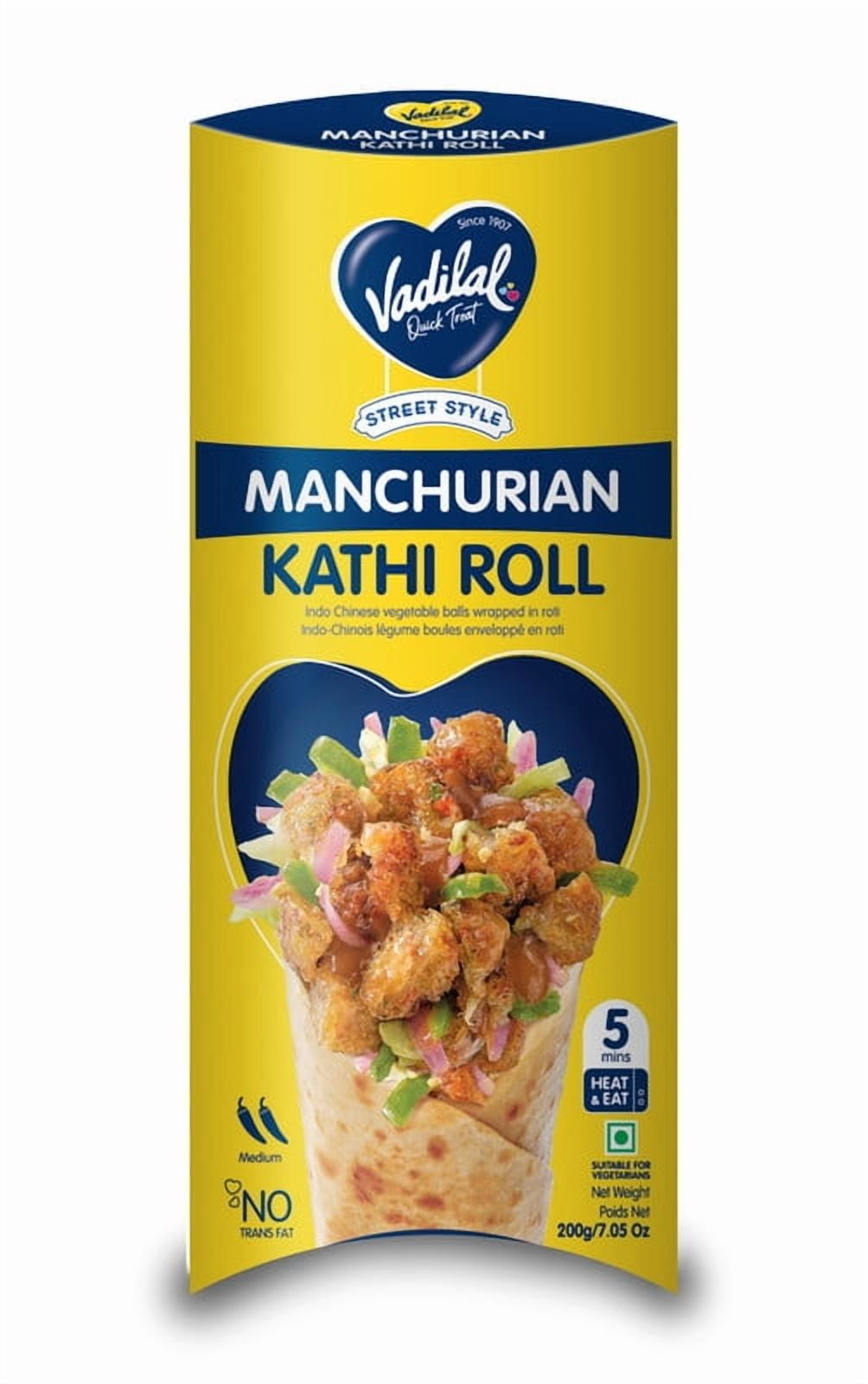 Vadilal Kathi Roll de Mandchourie végétarienne