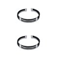 thumbnail image 4 of Brazaletes de Mano Minnieouse Alambre Elástico Ajustable 2Conjunto Negro, 4 of 6