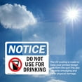 thumbnail image 5 of (2 Pack) Do Not Use For Drinking Sign, 5 of 6