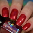 thumbnail image 6 of Whats Up Nails - Red All Over Stamping Polish (Red Holo), 6 of 10